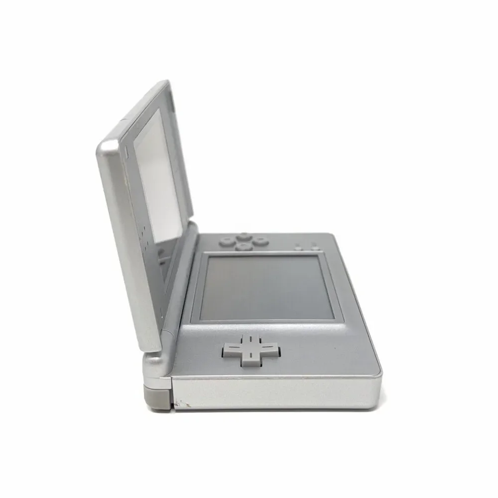 Nintendo DS Lite Silver Handheld Gaming Console Charger Included No Stylus